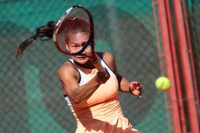 Women's tennis national championship final. (HU) Női tenis oszágos bajnokásg döntője.-stock-photo