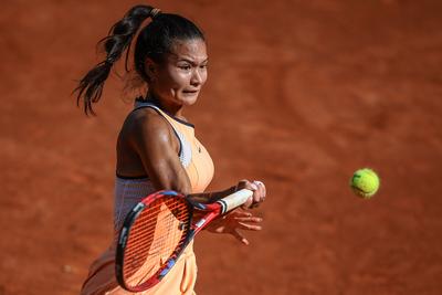 Women's tennis national championship final. (HU) Női tenis oszágos bajnokásg döntője.-stock-photo