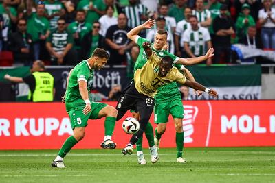 Ferencváros TC - Paks FC magyar kupa bajnoki döntő-stock-photo