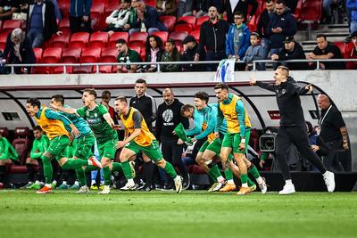 Ferencváros TC - Paks FC magyar kupa bajnoki döntő-stock-photo