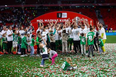 Ferencváros TC - Paks FC magyar kupa bajnoki döntő-stock-photo