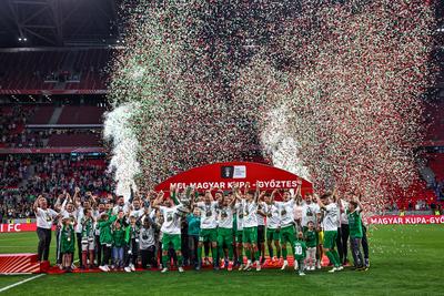 Ferencváros TC - Paks FC magyar kupa bajnoki döntő-stock-photo