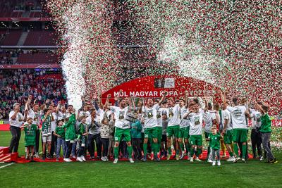 Ferencváros TC - Paks FC magyar kupa bajnoki döntő-stock-photo