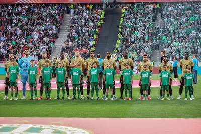 Ferencváros TC - Paks FC magyar kupa bajnoki döntő-stock-photo