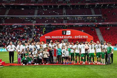 Ferencváros TC - Paks FC magyar kupa bajnoki döntő-stock-photo