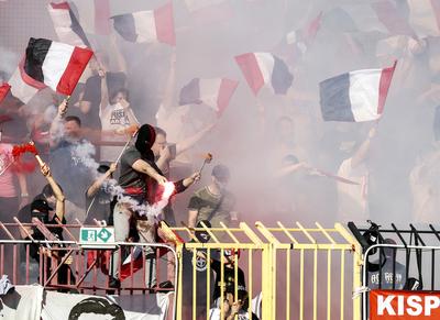 Budapest Honved v Ujpest FC - Hungarian OTP Bank Liga-stock-photo