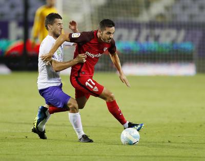 Ujpest FC v Sevilla FC - UEFA Europa League Second Qualifying Round: 2nd Leg-stock-photo