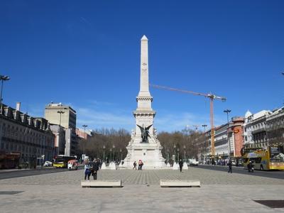 Restauradores téri függetlenségi emlékmû-stock-photo