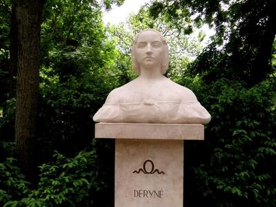 Bust of Déryné Széppataki Róza - First Hungaryian Opera Singer-stock-photo