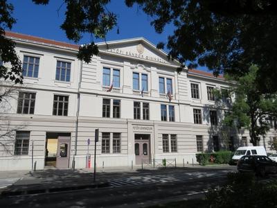 Pewtőfi Sándor grammar school - Budapest-stock-photo