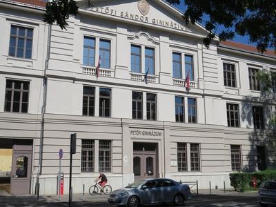 Petőfi Sándor grammar school - Budapest-stock-photo