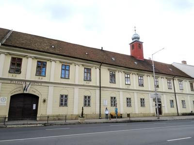 Mosonmagyaróvár - Piarist School - Church School-stock-photo