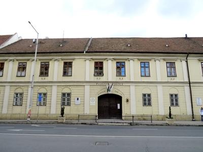 Church school - Piarist - Mosonmagyaróvár-stock-photo