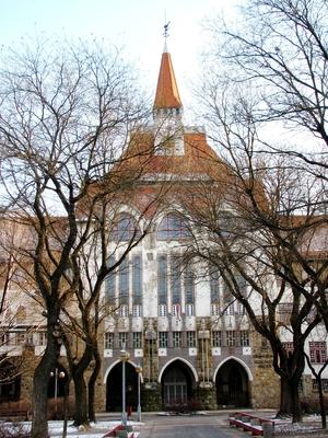 Reformed College - Kecskemét - Hungary-stock-photo