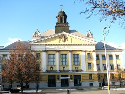 Piarist School - Kecskemét - Hungary-stock-photo