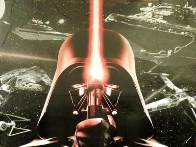 Star Wars Movie poster - Budapest-stock-photo