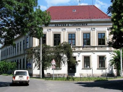 Hatvan - Kossuth Lajos Primary School - Hungary-stock-photo