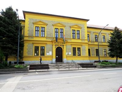 Lehel leaderr School - Jászberény - Hungary-stock-photo