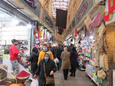 The Grand Bazaar in Tehran. Faces and shops - Iran-stock-photo