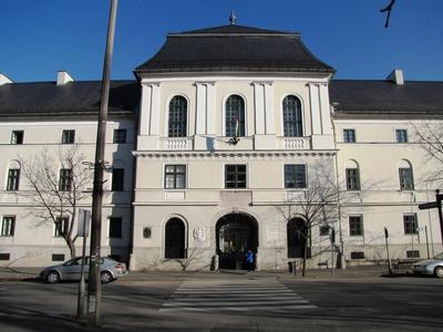 Grammar School - Sátoraljaújhely - Hungary-stock-photo