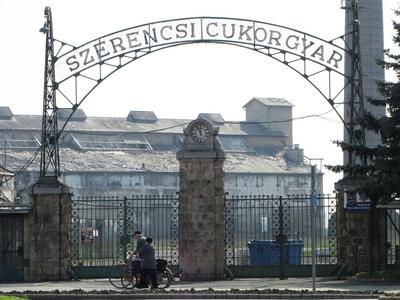 Szerencs - Destroyed sugar factory building -Hungary-stock-photo