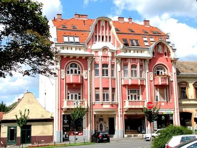 Nagykanizsa - Bogenrieder palace - Hungary - Art Nouveau-stock-photo