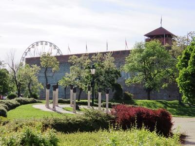 The 1848-49 military officer memorial site at Gyula castle - Hungary-stock-photo