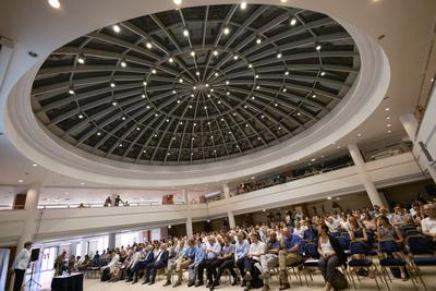 Katalin Kariko at ELTE University-stock-photo