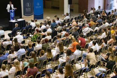 Katalin Kariko at ELTE University-stock-photo