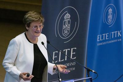 Katalin Kariko at ELTE University-stock-photo