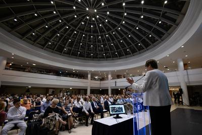 Katalin Kariko at ELTE University-stock-photo