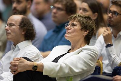 Katalin Kariko at ELTE University-stock-photo