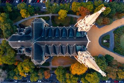 St. Elizabeth Parish Church of Arpad House-stock-photo