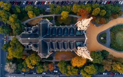 St. Elizabeth Parish Church of Arpad House-stock-photo