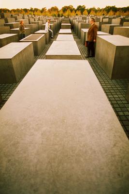 Holocaust Memorial, Berlin-stock-photo