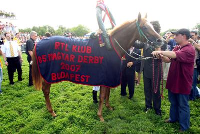 85. galopp Magyar Derby-stock-photo