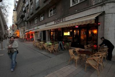 Budapest, Liszt Ferenc tér-stock-photo