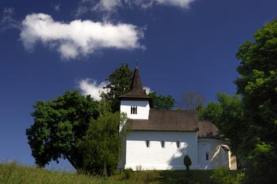 Böde-Zalaszentmihályfa, Római katolikus templom-stock-photo