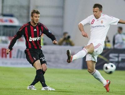 Magyar Ligaválogatott - AC Milan-stock-photo